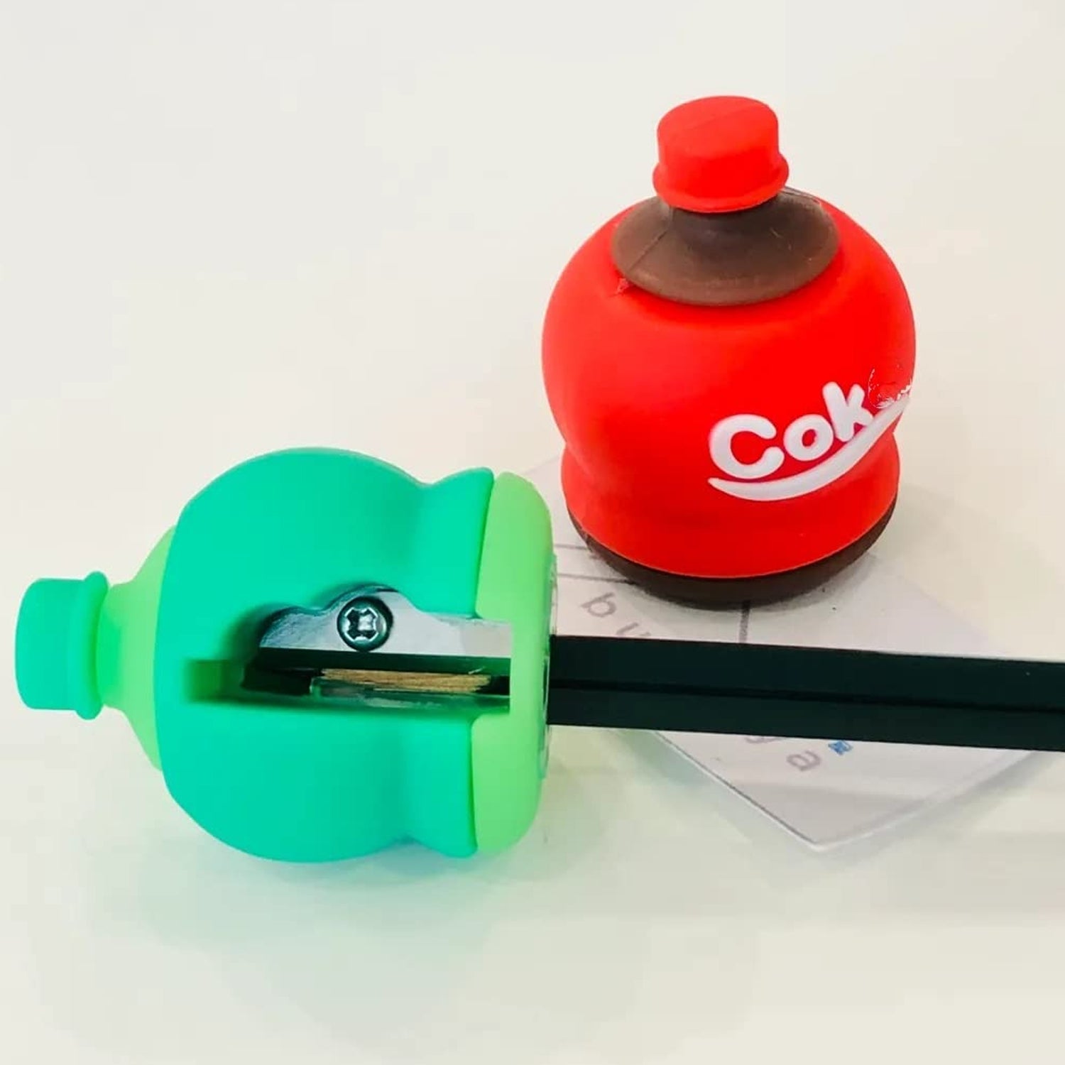 2-in-1 3D Cold Drink Bottle Shape Rubber Pencil Sharpener and Eraser Set, Stationery for Kids School Boys Girls, Birthday Return Gifts (1 Pc ) 2-in-1 3D Cold Drink Bottle Shape Rubber Pencil Sharpener and Eraser Set, Stationery for Kids School Boys Girls, Birthday Return Gifts (1 Pc )